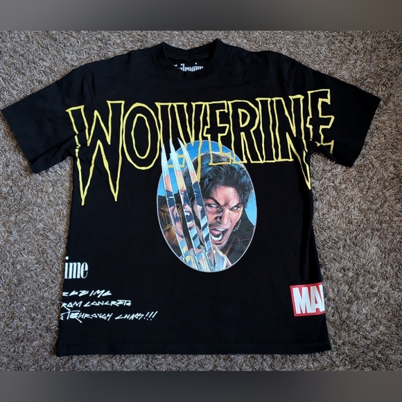 Civil Regime Other - Civil Regime Marvel Wolverine Black Cotton Logan Shirt Men's L